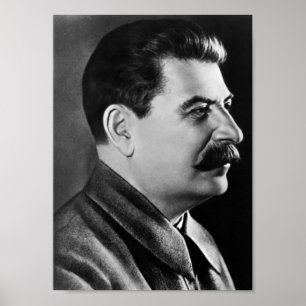Joseph Stalin Profile Foto Poster