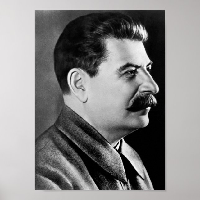 Joseph Stalin Profile Foto Poster (Vorne)