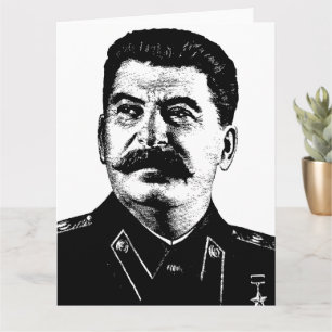 Joseph Stalin, UdSSR, CCCP, sowjetische Gewerkscha Karte