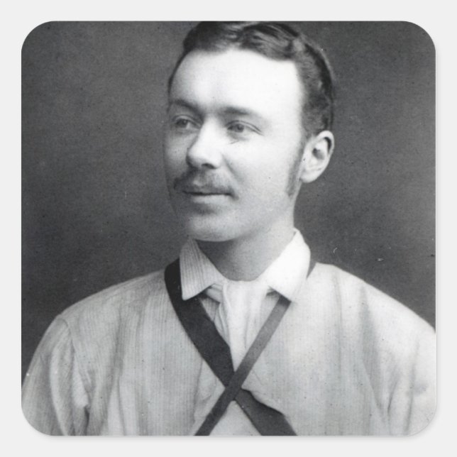 Joseph Thomson Quadratischer Aufkleber (Vorderseite)
