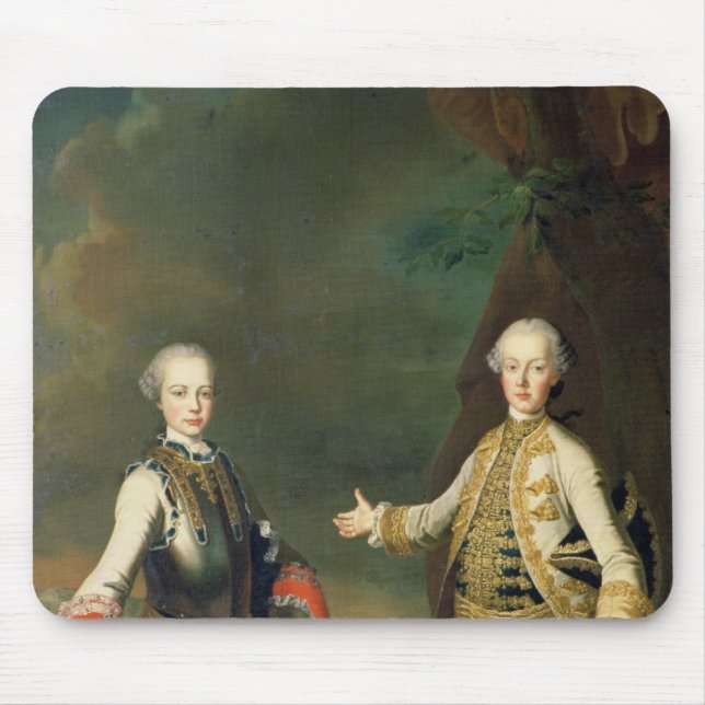 Joseph und Leopold, Söhne von Francis I und Maria Mousepad (Vorne)
