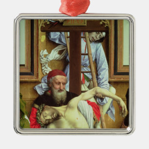 Joseph von Arimathea den toten Christus stützend Silbernes Ornament