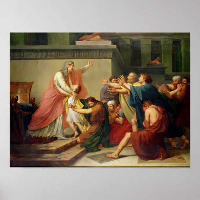 Joseph von seinen Brüdern anerkannt Poster (Vorne)