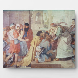 Joseph wird von seinen Brüdern anerkannt Fotoplatte