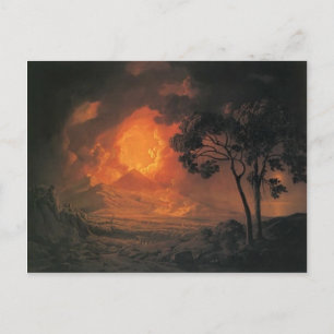 Joseph Wright - Eine Eruption des Vesuv-Berges Postkarte