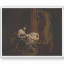 Joseph Wright von Derby:Penelope entwirft ihr Web