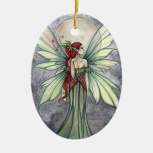 Josephina Lovely Green Feen Kunst Ornament