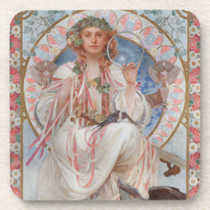 Josephine Crane Bradley als Lavia von Alphonse Muc Getränkeuntersetzer
