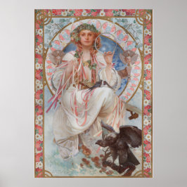 Josephine Crane Bradley als Lavia von Alphonse Muc Poster