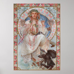 Josephine Crane Bradley als Lavia von Alphonse Muc Poster