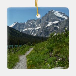 Josephine Lake Trail mit Monte Guild am Gletscher Keramikornament