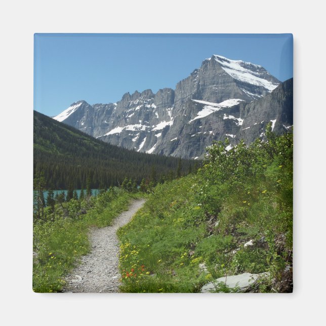 Josephine Lake Trail mit Monte Guild am Gletscher Magnet (Vorne)