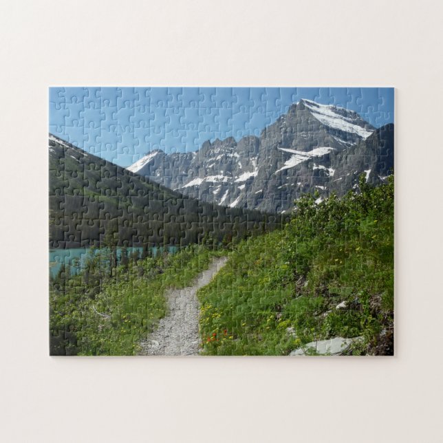 Josephine Lake Trail mit Monte Guild am Gletscher Puzzle (Horizontal)