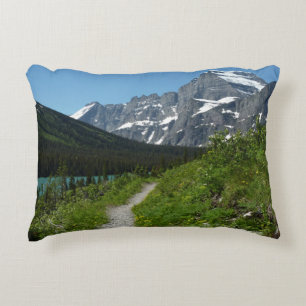 Josephine Lake Trail mit Mount Guild am Glacier Zierkissen