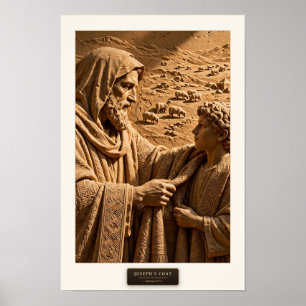 Josephs Gewand — Sculpted Scripture Poster