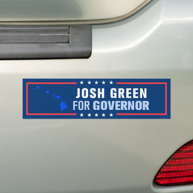 Josh Green für den Gouverneur von Hawaii Autoaufkleber (Auf Auto)