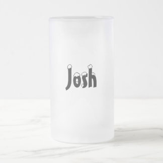 Josh-Name Art-Mattierte Tasse