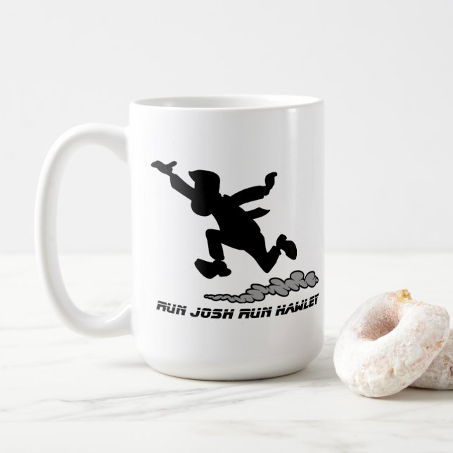 Josh Run Hawley V1 ausführen Kaffeetasse (Mit Donut)