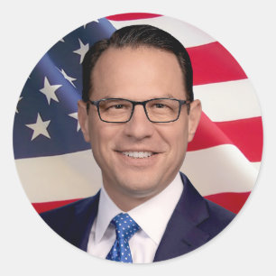 Josh Shapiro für Amerika Runder Aufkleber