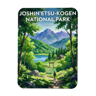 Joshin'etsukogen-Nationalpark Japan Magnet