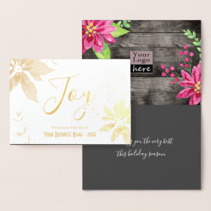 Joshire Wreath Business-Logo Folienkarte