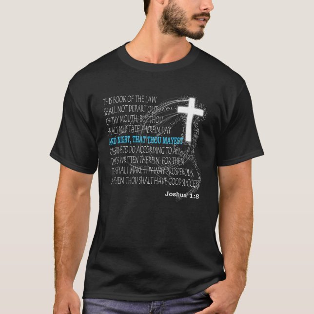 Joshua 1 8 T Shirt (Vorderseite)