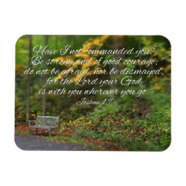 Joshua 1:9 Bibel Verse Christian Scripture Magnet
