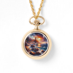 Joshua 1:9:Christlicher Glaubensgebet Armbanduhr