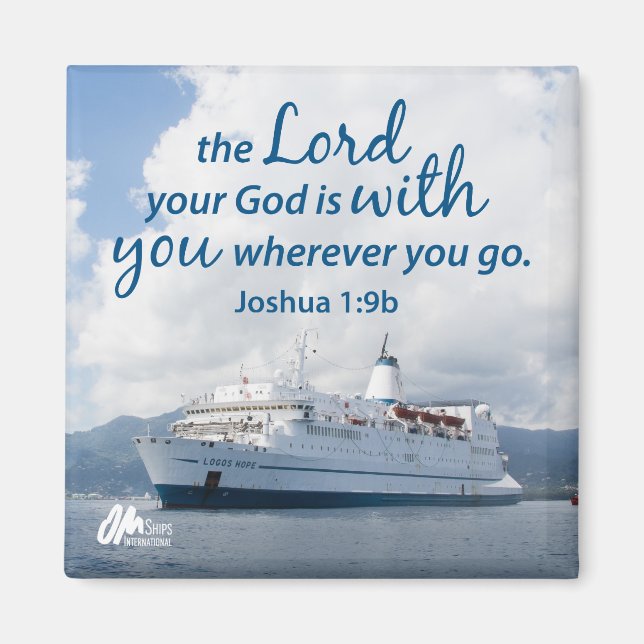 Joshua 1:9 Magnet (Vorne)