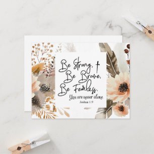 Joshua 1 9 Sei eine starke Brave Bible Verse Flat
