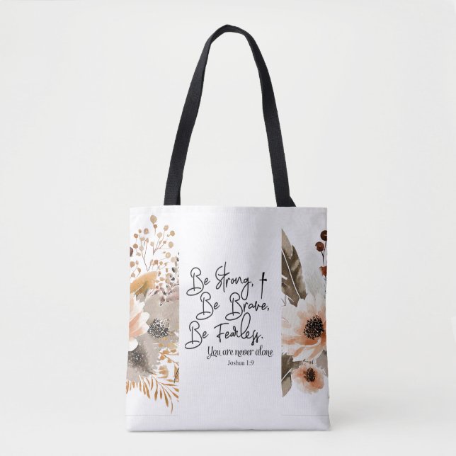 Joshua 1 9 sei stark, sei tapfer Bibelverse (Vorderseite)