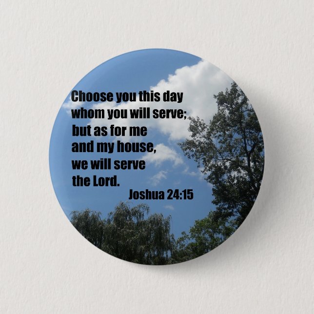 Joshua 24:15 button (Vorderseite)