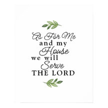 Joshua 24:15 für die Vegetation von mir und meinem