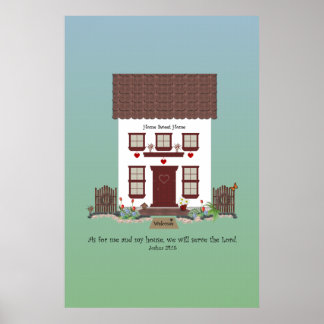 Joshua 24:15 ~ Serve the Lord Poster