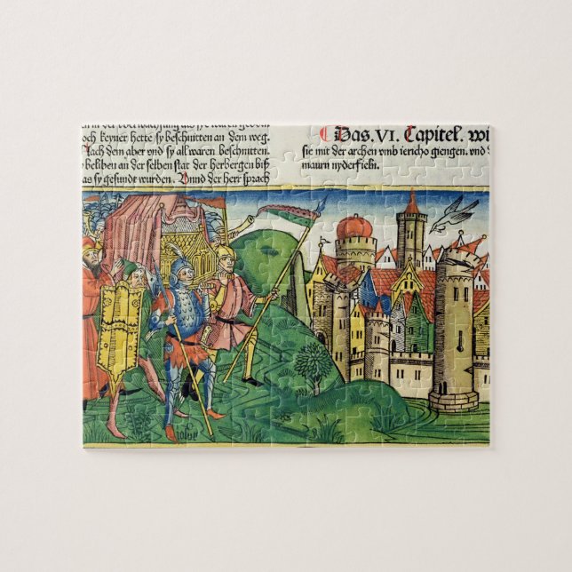 Joshua 6 4-21 der Fall von Jericho, vom 'Nurem Puzzle (Horizontal)