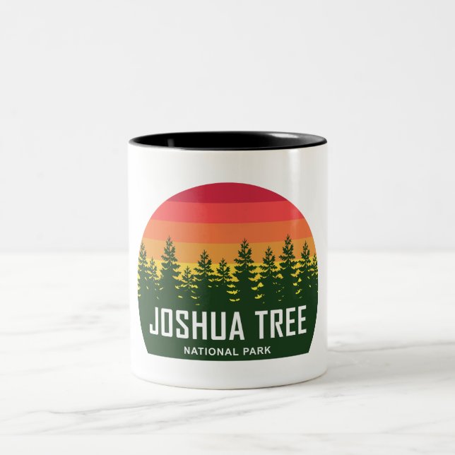 Joshua-Baum-Nationalpark Zweifarbige Tasse (Mittel)