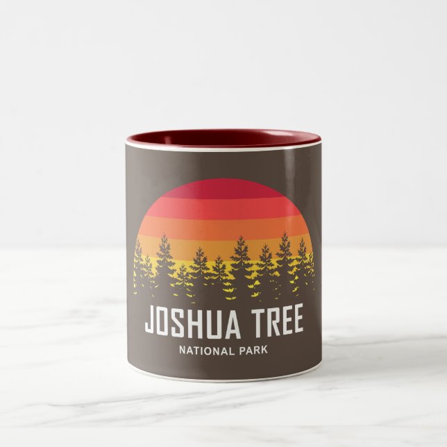 Joshua-Baum-Nationalpark Zweifarbige Tasse (Mittel)