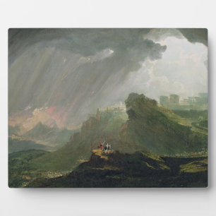Joshua befehligt die Sonne, still auf Gibe zu steh Fotoplatte