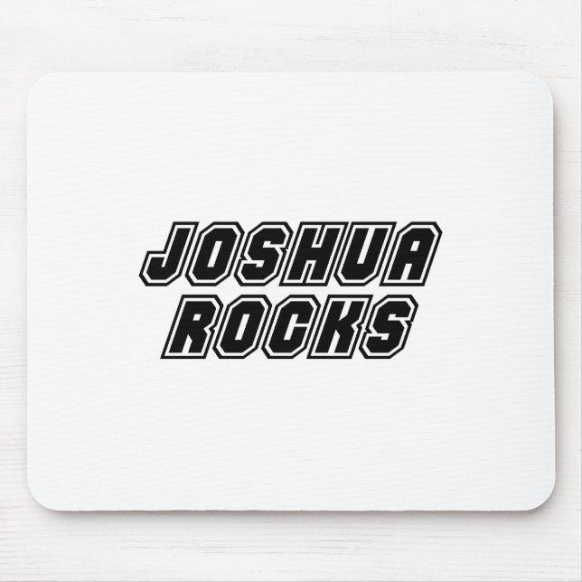 Joshua-Felsen Mousepad (Vorne)
