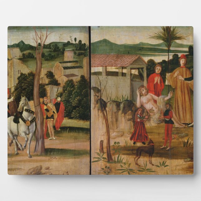 Joshua in den Mauern von Jericho Fotoplatte (Vorderseite)