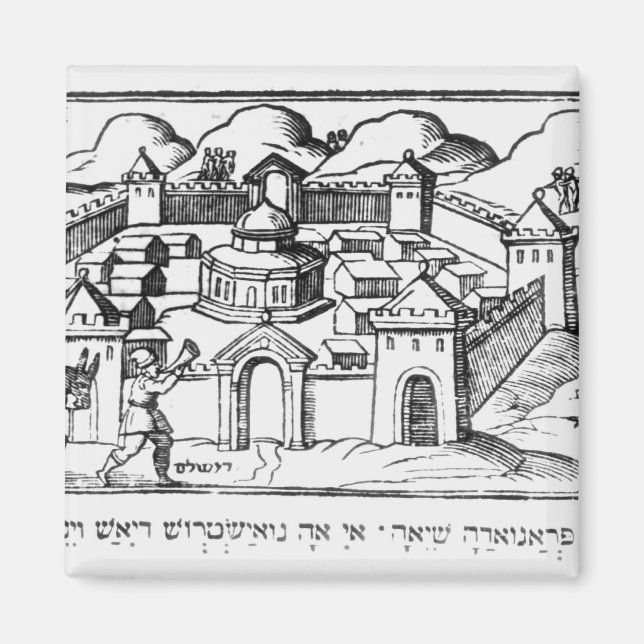 Joshua in den Mauern von Jericho Magnet (Vorne)