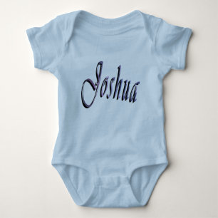 Joshua, Jungenname, Babys, Blue Body Anzug Baby Strampler