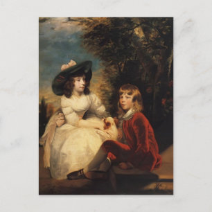 Joshua Reynolds-Children of John Julius Angerstein Postkarte