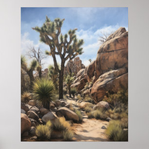 Joshua Tree Art Print Poster