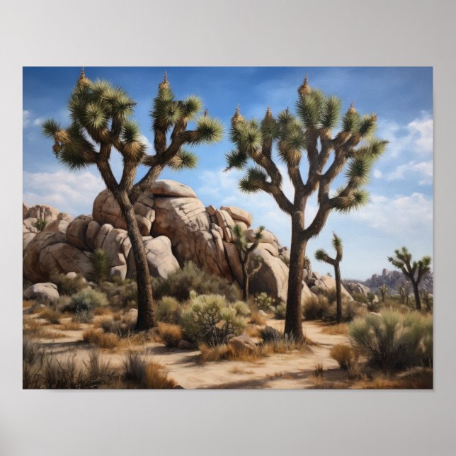 Joshua Tree Art Print Poster (Vorne)