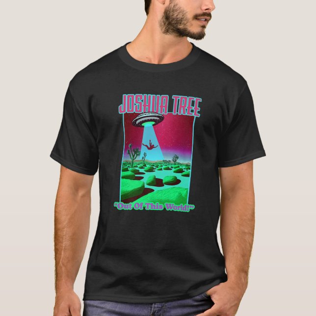 Joshua Tree aus dieser Welt lustige Alien Entführu T-Shirt (Vorderseite)