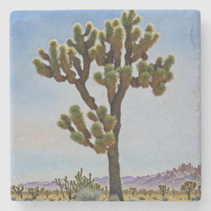 Joshua Tree Cactus Desert Art Untersetzer