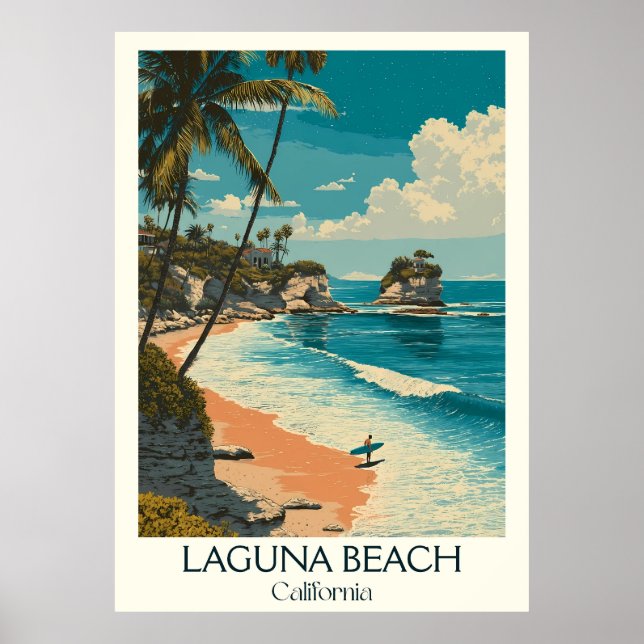 Joshua Tree California Art Print Wüste Landschaft Poster (Vorne)