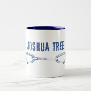Joshua Tree California Climbing Quickdrag Zweifarbige Tasse