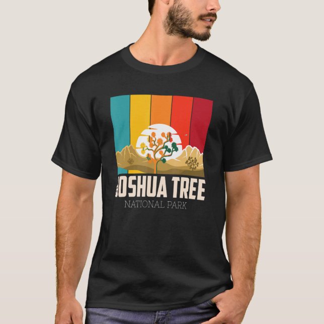 Joshua Tree California Desert National Park Campin T-Shirt (Vorderseite)